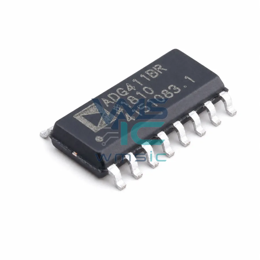 ADG411BRZ-REEL7 Precision Quad SPST Analog Switch SOIC-16 ADG411BRZ SOIC-16