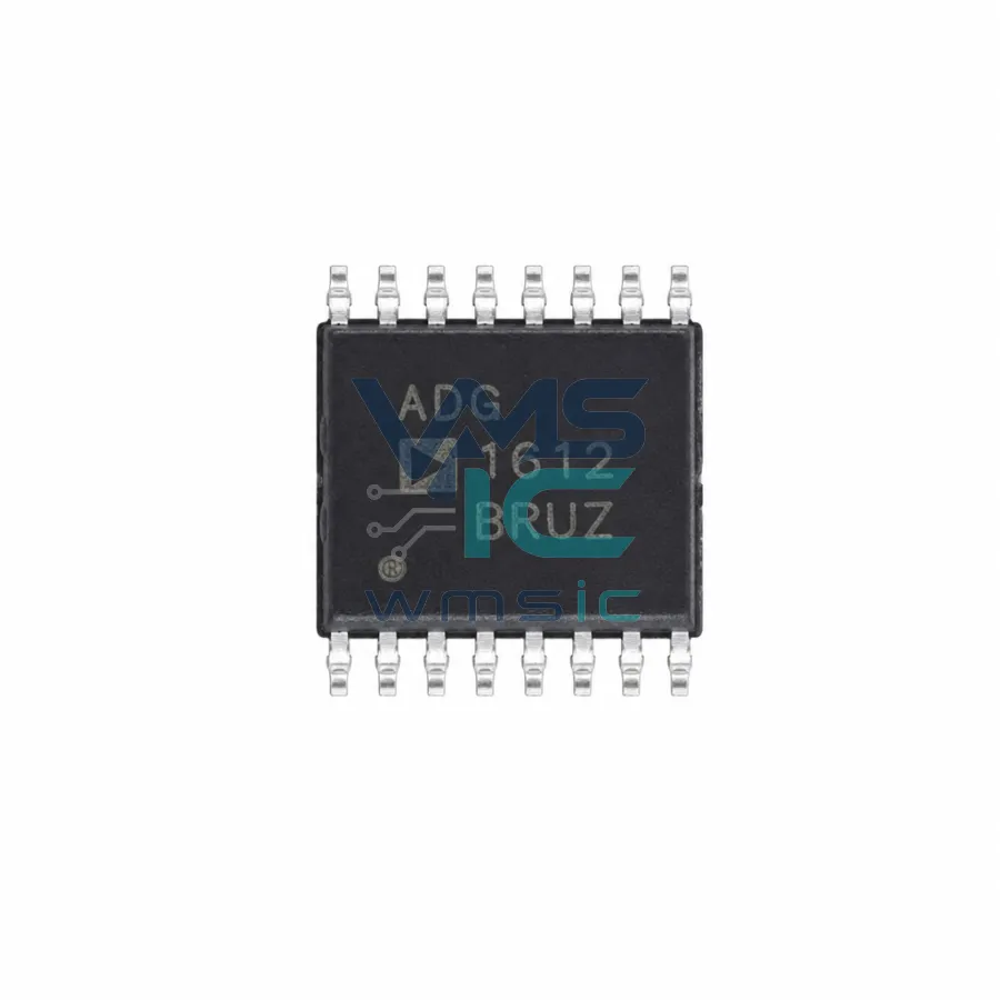 ADG1612BRUZ-REEL7 1 Ohm Quad SPST Switch+/- 5V+ 12V+ 5V+ 3.3V ADG1612BRUZ TSSOP-16