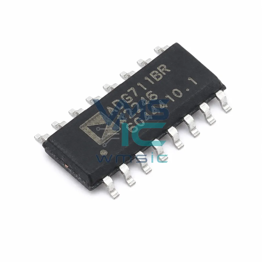 ADG711BRZ CMOS Low Voltage 2.5 Ohm Quad SPST Switch SOIC-16 ADG711BRZ SOIC-16