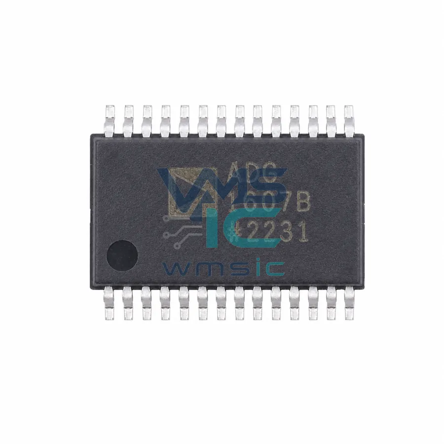 4.5 Ω 导通电阻, 16 通道, 差分 8 通道 ±5 V, +12 V, +5 V 和 +3.3 V 多路复用器 ADG1607BRUZ TSSOP-28