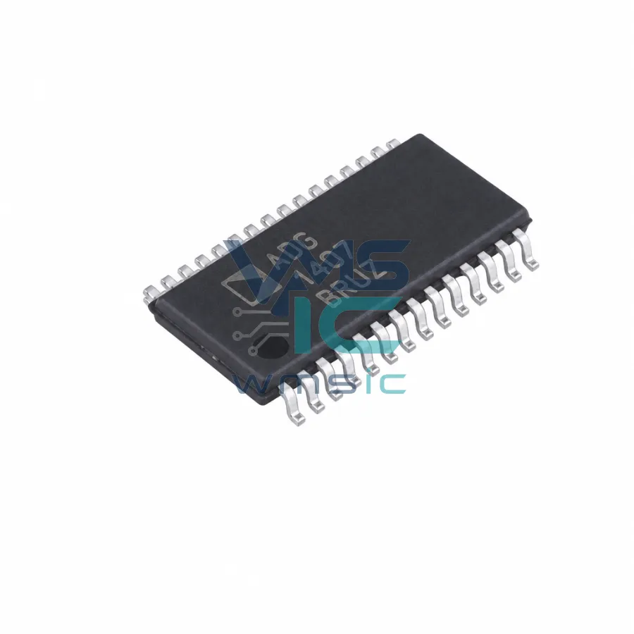 9.5Ω导通电阻，16通道差分8通道±15V/+12V/±5ViCMOS多路复用器 ADG1407BRUZ TSSOP-28