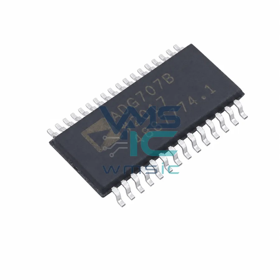CMOS、2.5 Ω、低压、差分、8通道多路复用器 ADG707BRUZ TSSOP-28