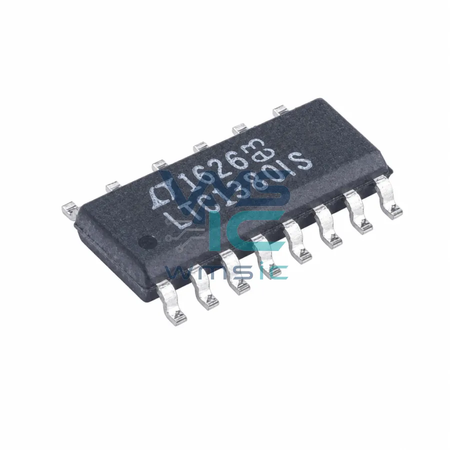 單端8通道/差分4通道模拟多路复用器，帶SMBus接口 LT1380IS SOIC-16