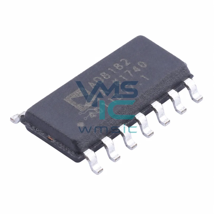 双通道、缓冲式、750 MHz、3.8 mA、10 ns、2:1開關多路复用器 AD8182ARZ SOIC-14