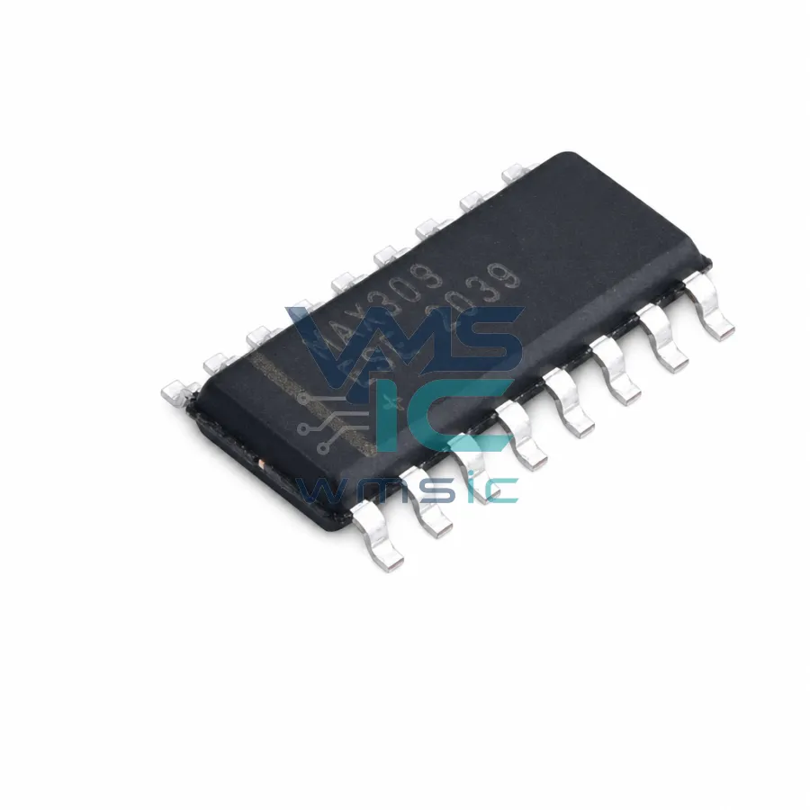 高精度、8通道/双4通道、高性能、CMOS模拟多路复用器 MAX309ESE SO-16