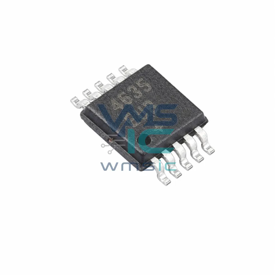 快速、低电压、双路4Ω、SPDT CMOS模拟开关 MAX4635EUB MSOP-10