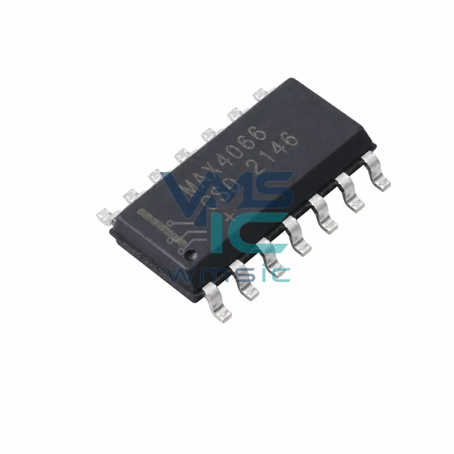 低功耗、低电压、四通道、单刀单掷CMOS模拟开关 MAX4066CSD SOIC-14