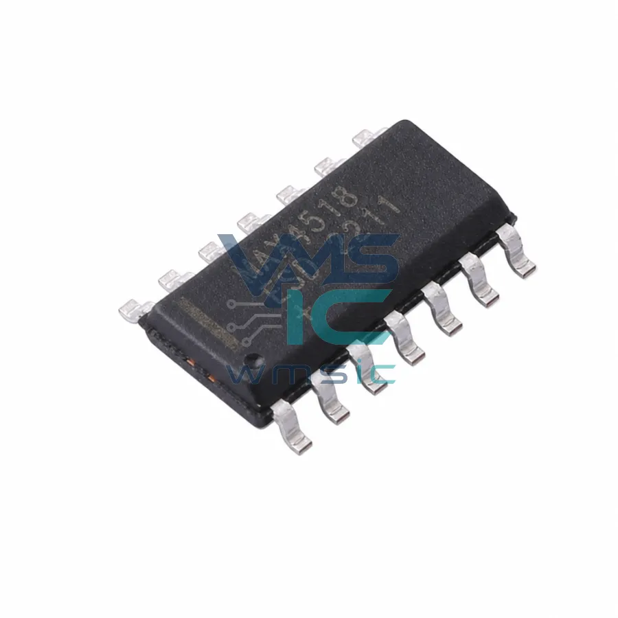 精密4通道/双2通道低电压CMOS模拟多路复用器 MAX4518ESD SO-14