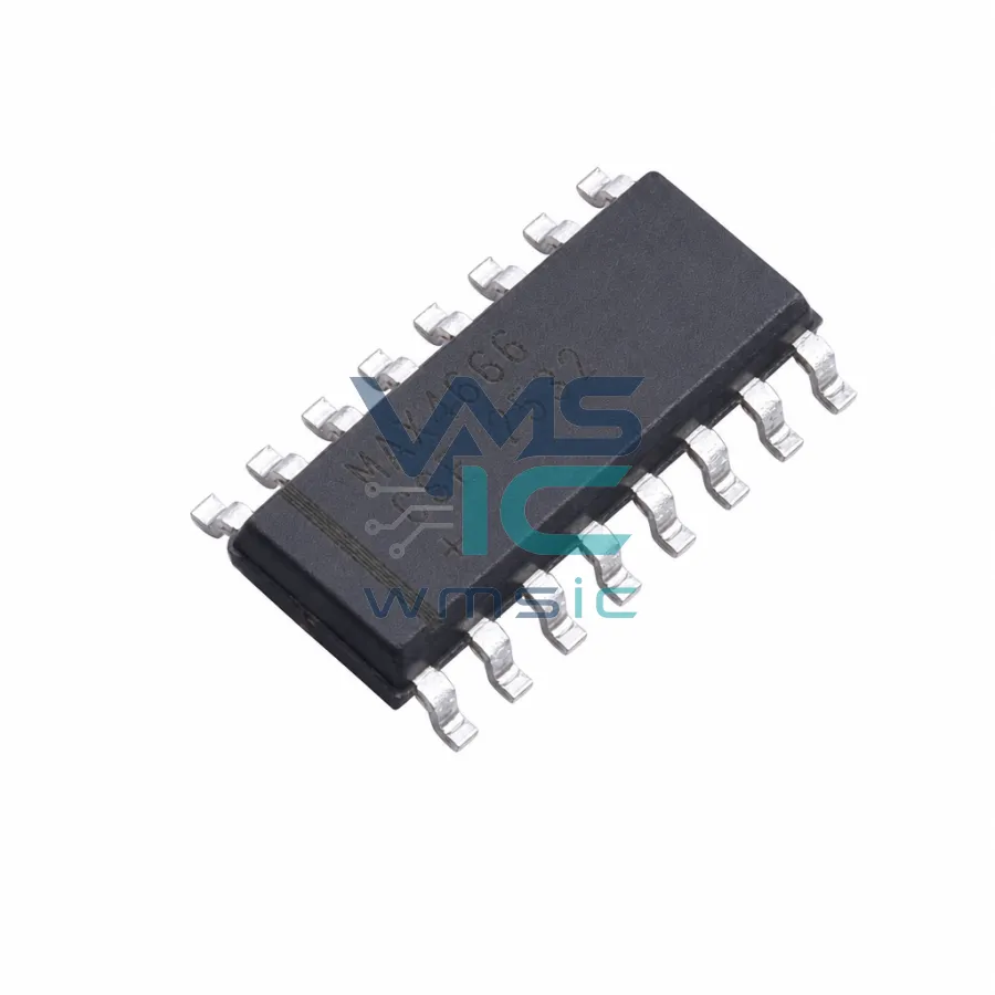 5Ω、四路、SPST、CMOS模拟开关 MAX4666CSE SOIC-16
