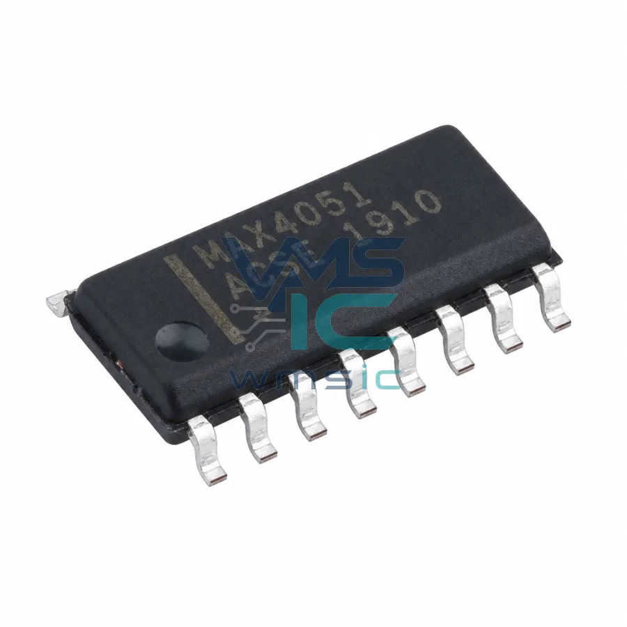 MAX4051ACSE+T Low-Voltage CMOS Analog Multiplexer Switch MAX4051ACSE SOIC-16