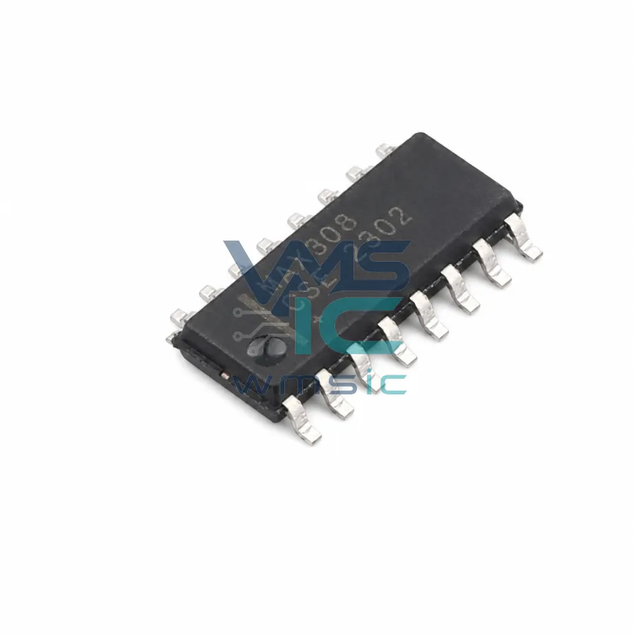 高精度、8通道/双4通道、高性能、CMOS模拟多路复用器 MAX308CSE SOIC-16