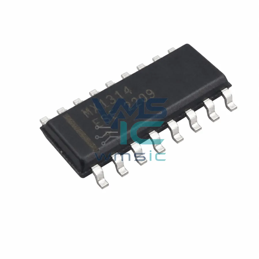 10Ω, 四通道，单刀单掷，CMOS模拟开关 MAX314ESE SOIC-16