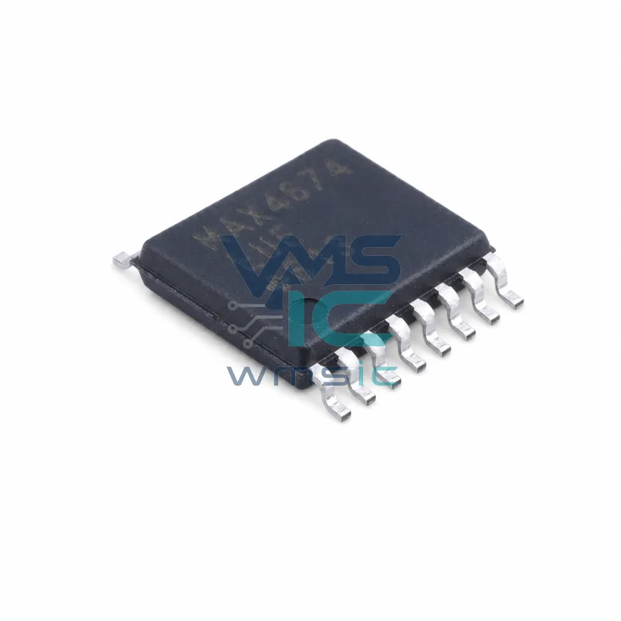 3V/5V、4Ω、宽带四路2:1模拟多路复用器 MAX4674EUE TSSOP-16