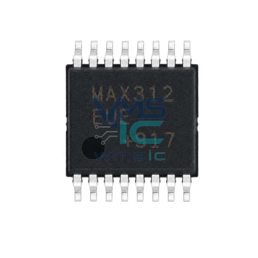 10Ω、四路、SPST、CMOS模拟开关 MAX312EUE TSSOP-16