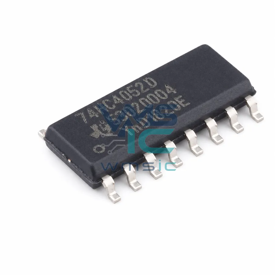 双4通道模拟多路复用器/解复用器 74HC4052D SOIC-16