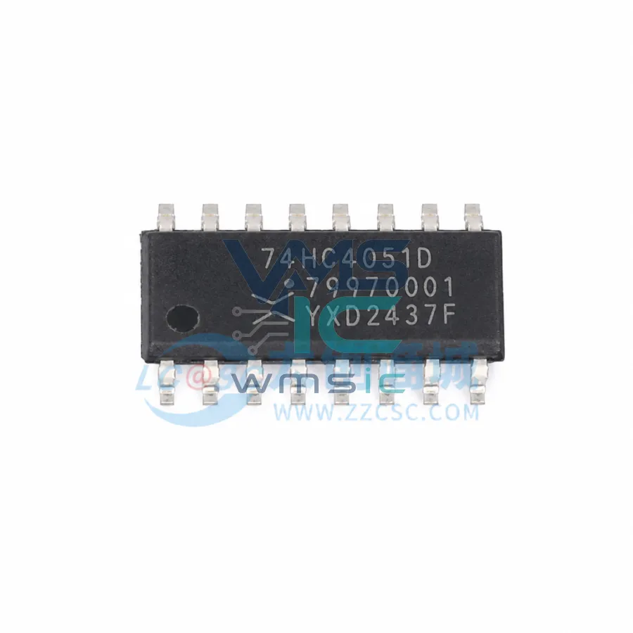 8通道模拟多路复用器/解复用器 74HC4051D SOIC-16