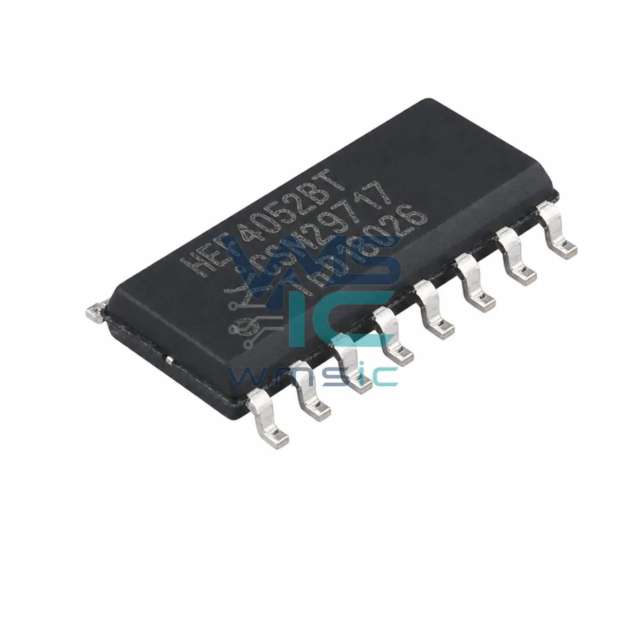 双4通道模拟多路复用器/解复用器 HEF4052BT SOIC-16