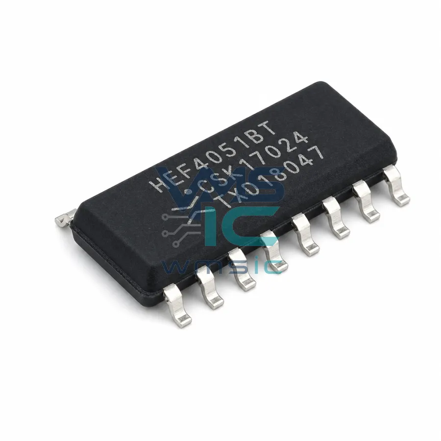 HEF4051B 8通道模拟多路复用器/解复用器 HEF4051BT SOIC-16