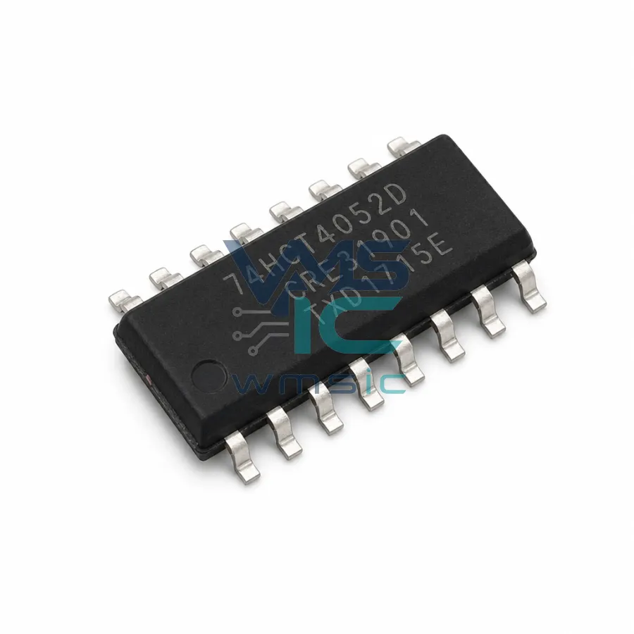 双4通道模拟多路复用器/解复用器 74HCT4052D SOIC-16