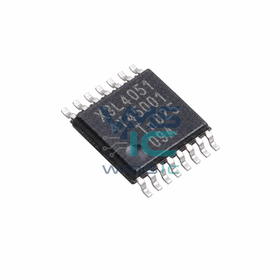 单通道低阻8通道模拟开关 NX3L4051PW TSSOP-16