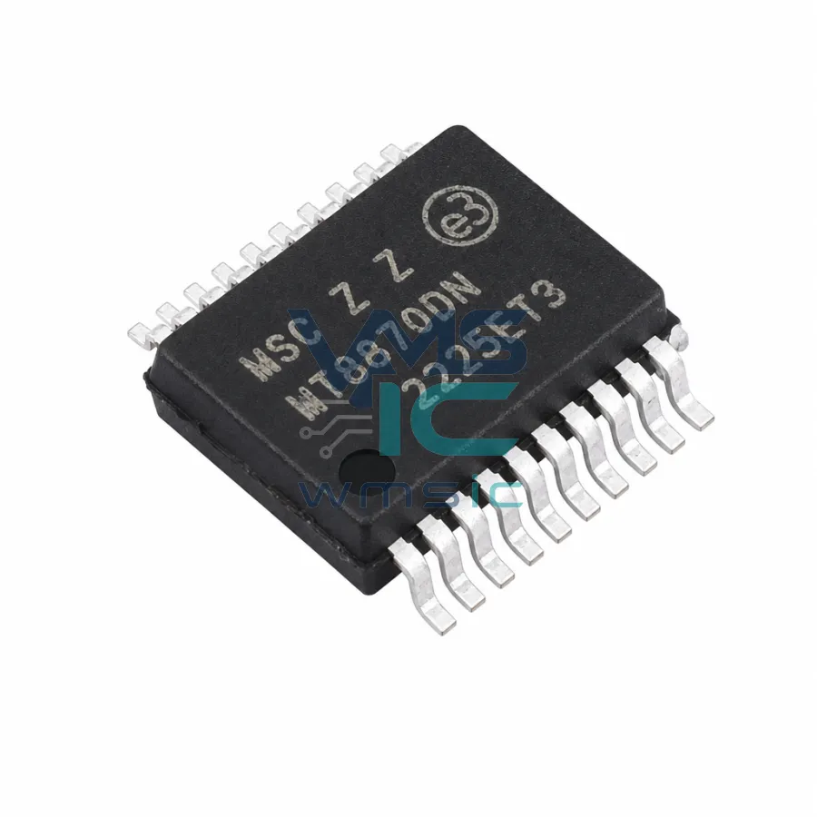MT8870DN1 ISO2-CMOS Integrated DTMF Receiver MT8870DN1 SSOP-20-208mil