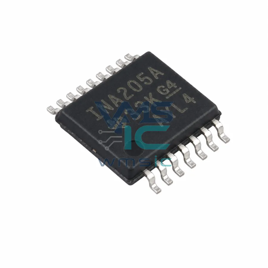 INA205AIPWR Unidirectional Current Shunt Monitor with Dual Comparators INA205AIPWR TSSOP-14