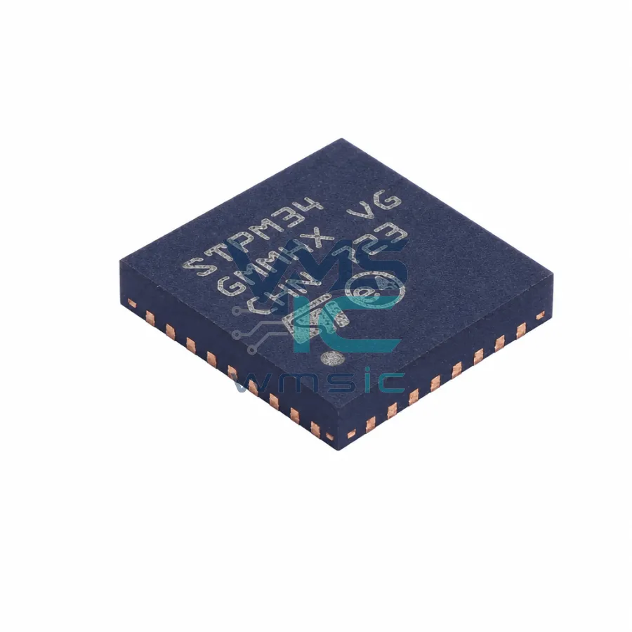 STPM34TR ASSP Metering with 4x 24-Bit Delta ADC and PGLNA STPM34TR QFN-32-EP(5x5)