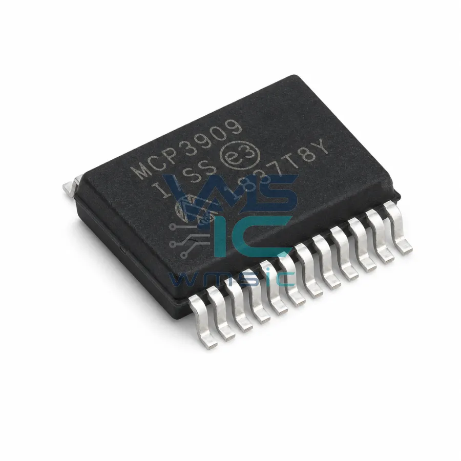 MCP3909-I/SS Energy Metering Integrated Circuit with Pulse Output MCP3909 SSOP-24