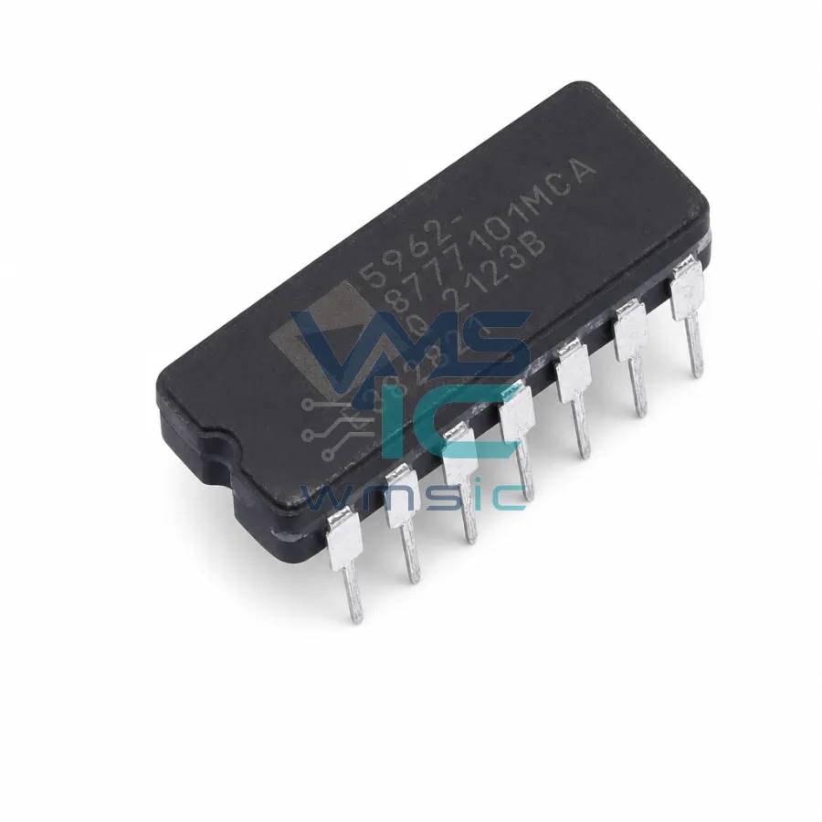 5962-8777101MCA Low Offset Low Power Quad Operational Amplifier 5962-8777101MCA CDIP-14