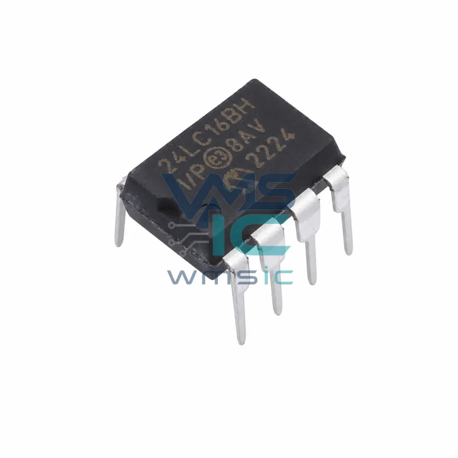 16Kbit I2C Serial EEPROM Half-Array Write Protect 24LC16BH-I/P 24LC16BH PDIP-8