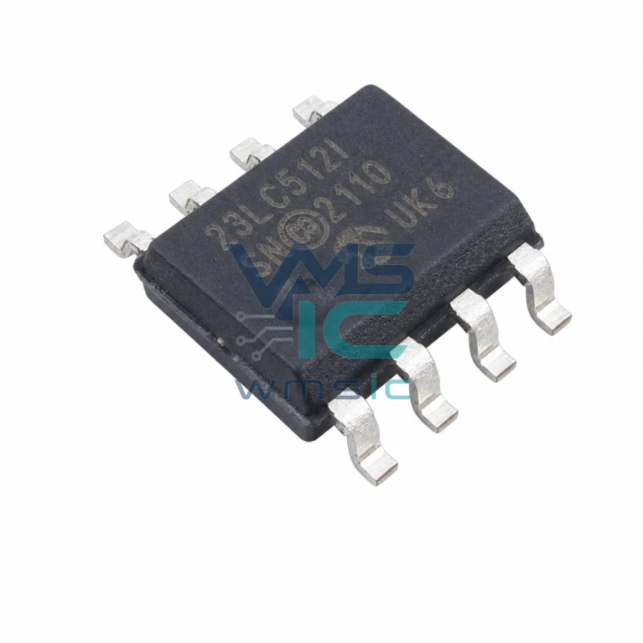 23LC512-I/SN 512Kbit SPI Serial SRAM Memory SOIC-8 23LC512 SOIC-8