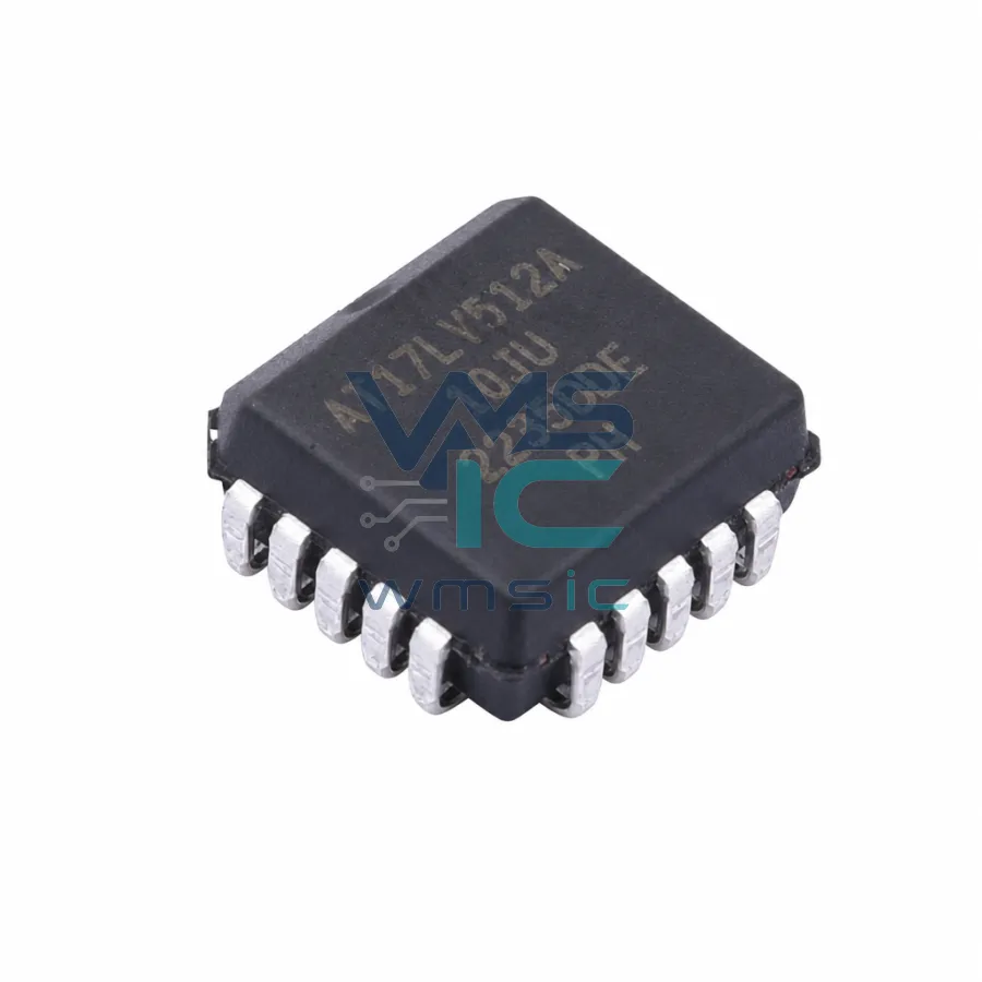 AT17LV512A-10JU Configuration EEPROM Memory Chip AT17LV512A PLCC-20(9x9)