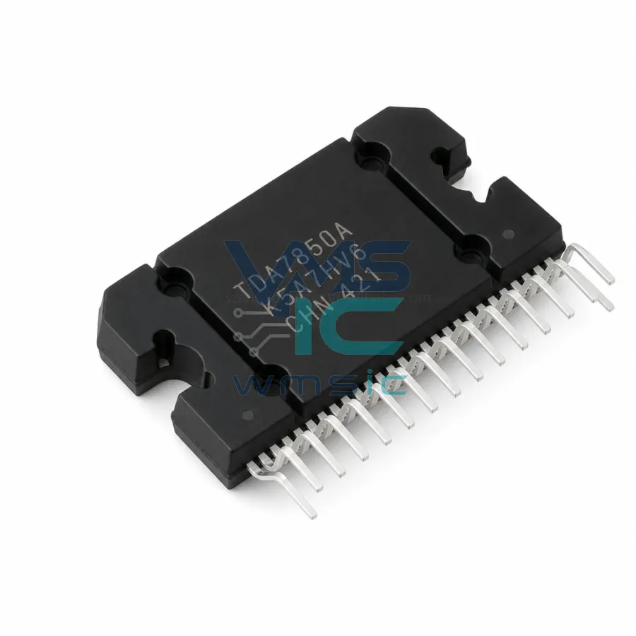 TDA7850A 4x50W MOSFET Quad Bridge Power Amplifier with HSD TDA7850A Flexiwatt-27