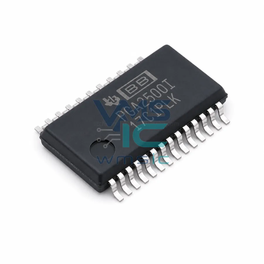PGA2500IDBR Digitally Controlled Microphone Preamplifier PGA2500IDBR SSOP-28-208mil