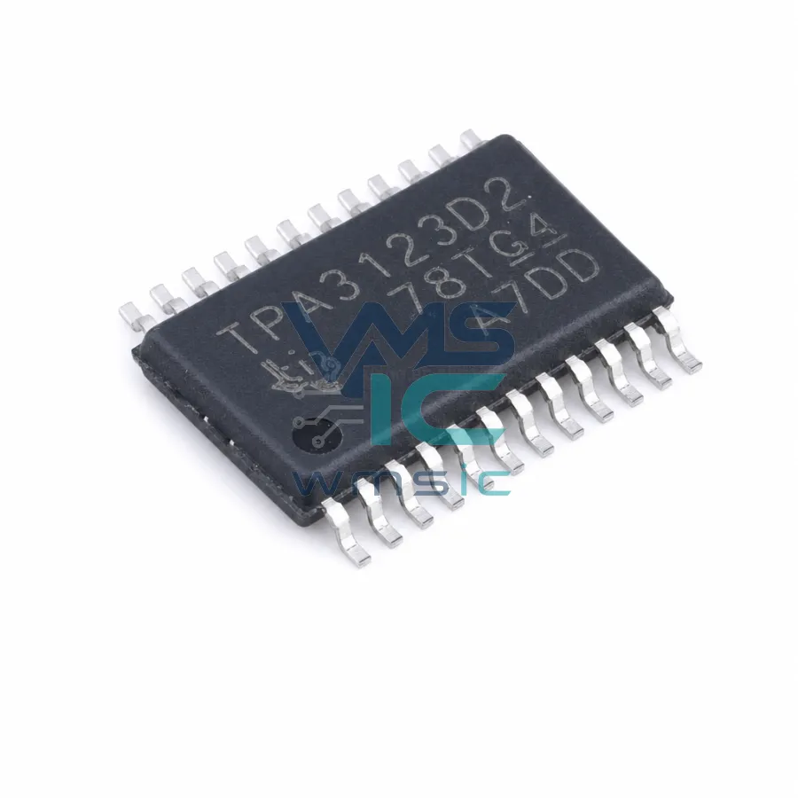 TPA3123D2PWPR 25W Stereo Class-D Audio Power Amplifier TPA3123D2PWPR TSSOP-24-EP