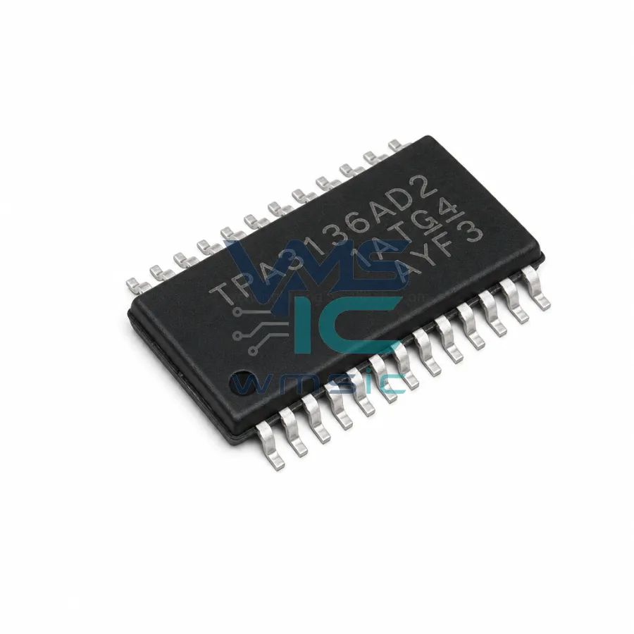 TPA3136AD2PWPR 10W Inductor-Free Stereo BTL Class-D Amplifier TPA3136AD2PWPR HTSSOP-28-EP