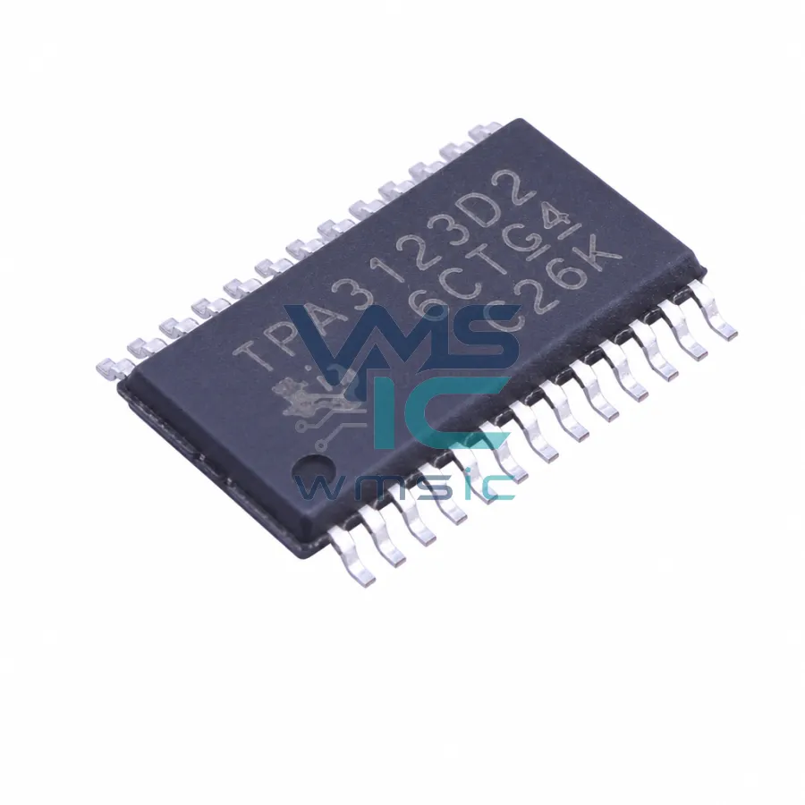 TPA3123D2PWP 25W Stereo Class D Audio Power Amplifier TPA3123D2PWP HTSSOP-24