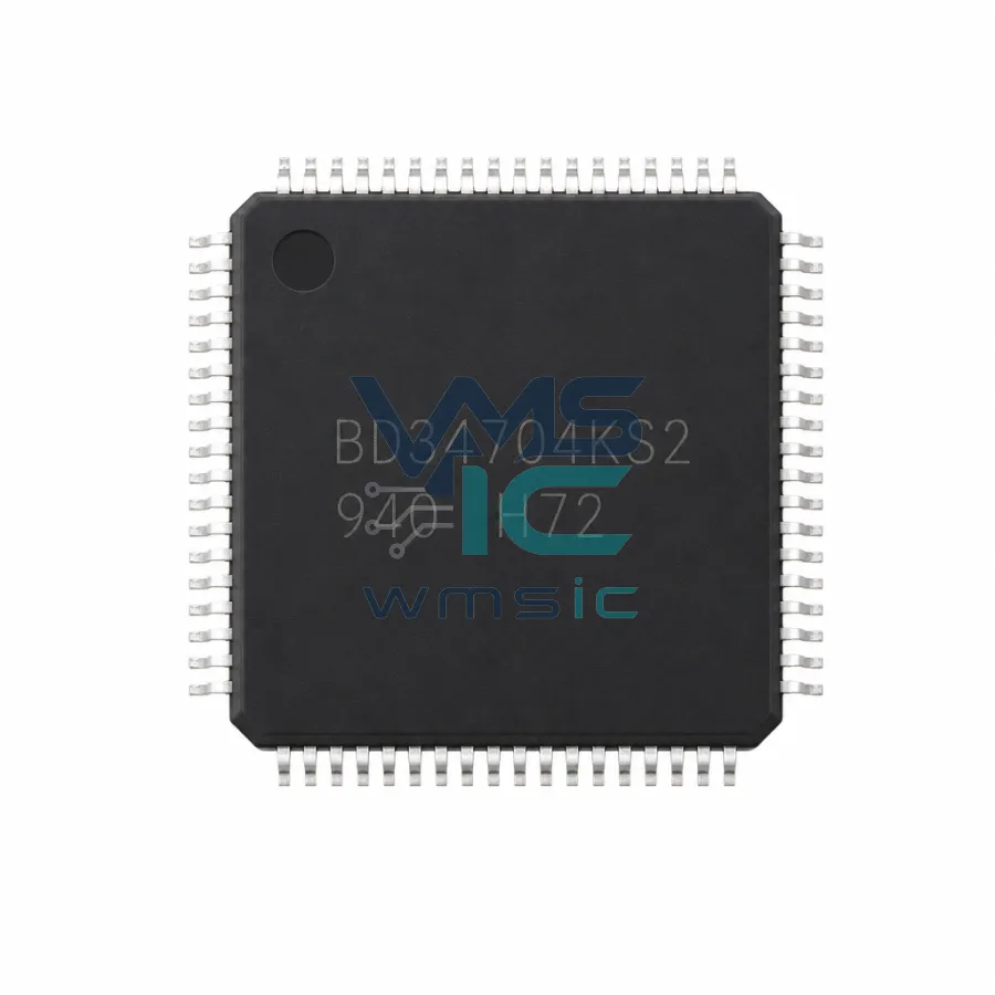 BD34704KS2 7.1-Channel High Quality Audio Processor BD34704KS2 TQFP-80(14x14)
