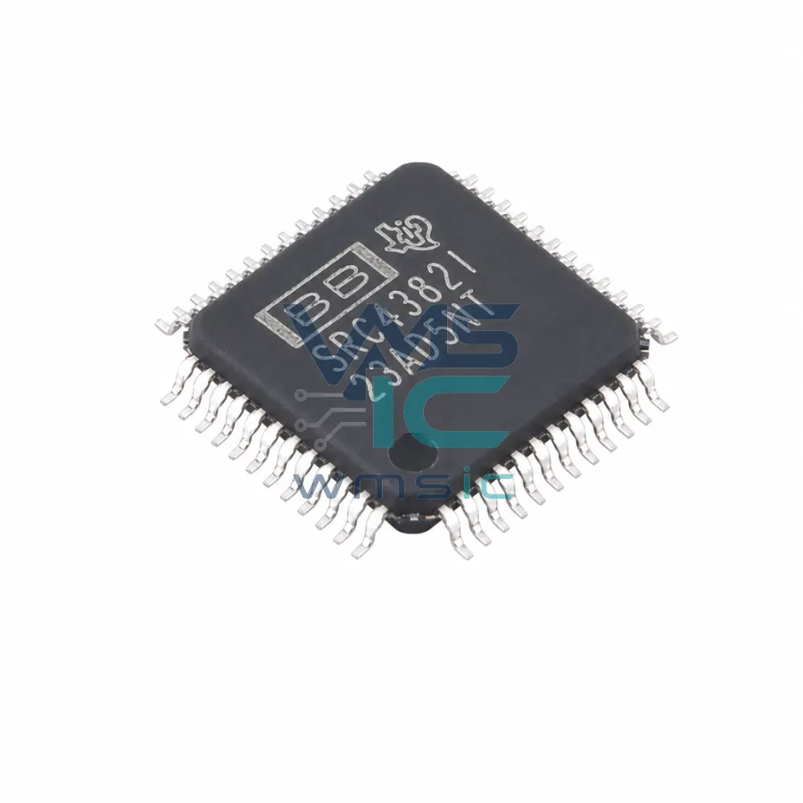 SRC4382IPFBR Dual Channel Sample Rate Converter with DIX SRC4382IPFBR TQFP-48(7x7)