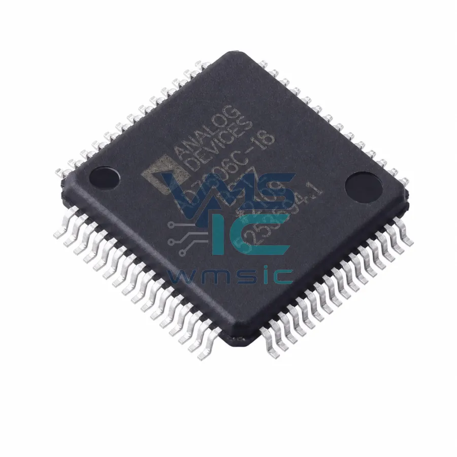 8通道 18位 1 MSPS 双极性输入 同時采样 ADC AD7606C LQFP-64(10x10)
