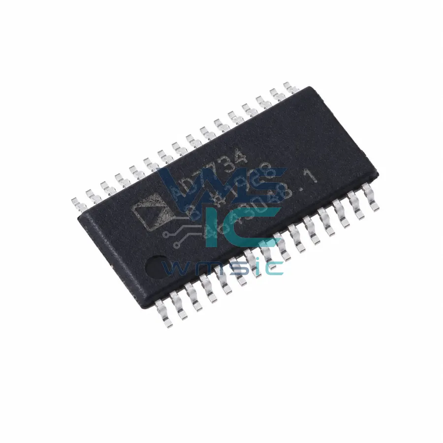 AD7734BRUZ-REEL7 4-Channel 24-Bit Delta ADC+/- 10V Input AD7734BRUZ TSSOP-28