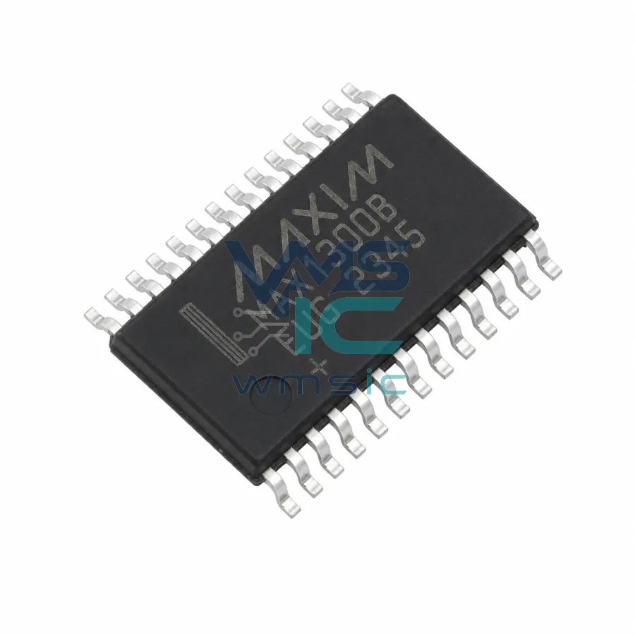 8和4通道、±3 x VREF 多量程输入、串行16位ADC MAX1300BEUG TSSOP-24