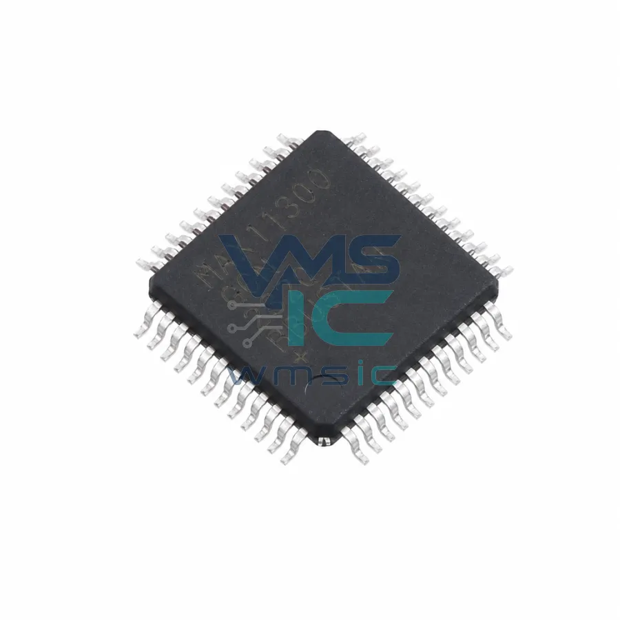 MAX11300，20端口可编程混合信号I/O，12位ADC，12位DAC，模拟开关和GPIO MAX11300GCM TQFP-48-EP(7x7)