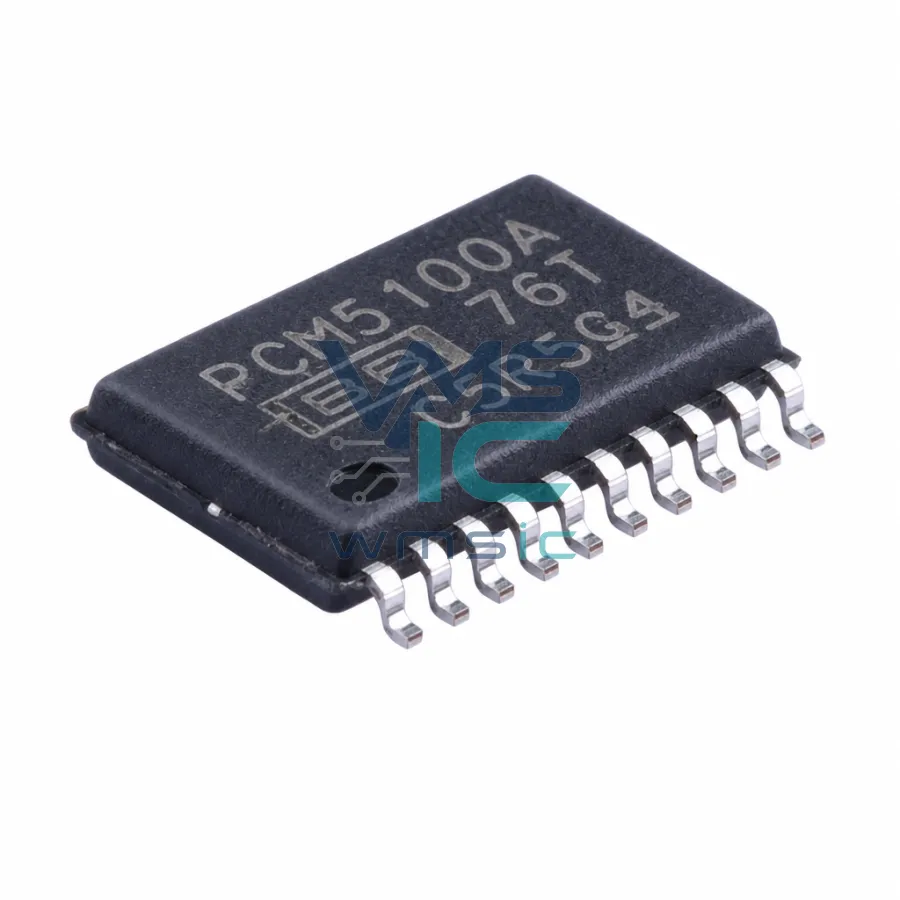 具有PLL和32位、384kHz PCM接口的音频立体声DAC PCM5100APWR TSSOP-20