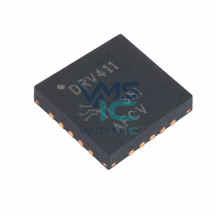 DRV411 用於闭环磁流感測器的感測器信号调节積體電路 () DRV411AIRGPR QFN-20(4x4)