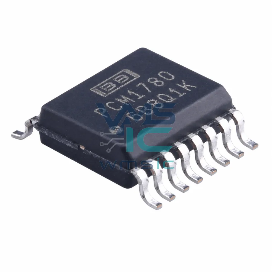 24位、192 kHz采样、增强型多级∆-Σ音频数模转换器 PCM1780DBQR SSOP-16-150mil