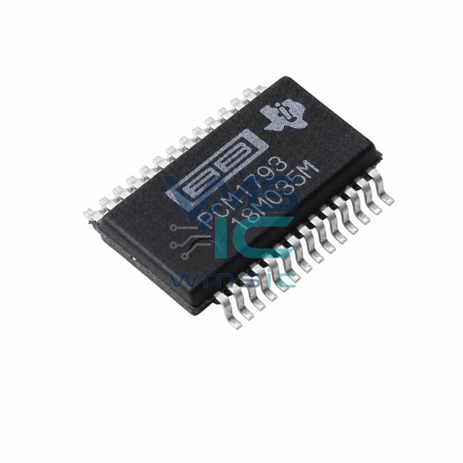 24位 192kHz 采样率 高级段落 音频立体声 数字转模拟转换器 PCM1793DBR SSOP-28