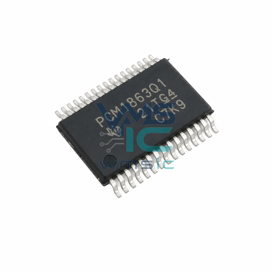 汽车级，4通道或2通道，192kHz音频ADC PCM1863QDBTRQ1 TFSOP-30-175mil