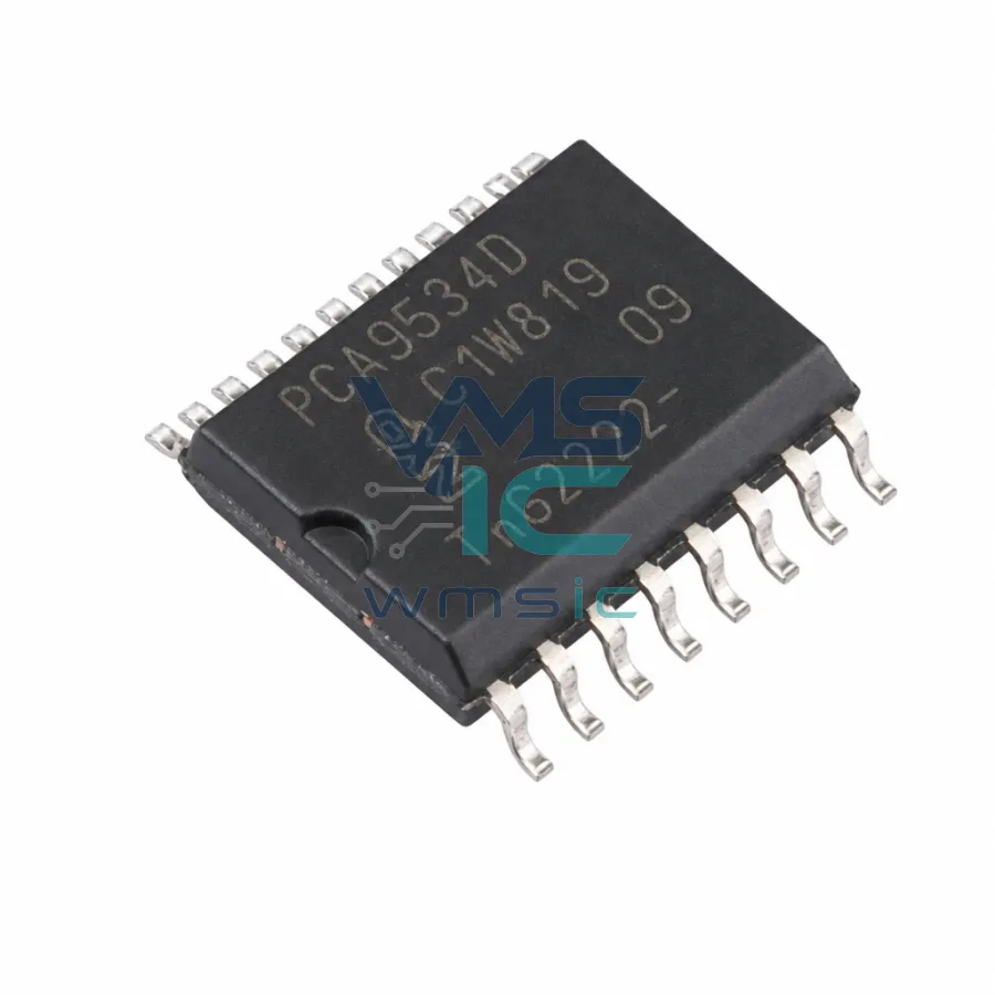 PCA9534D 8-Bit Low Power I2C and SMBus I/O Port with Interrupt SOIC16 PCA9534D SO-16-300mil