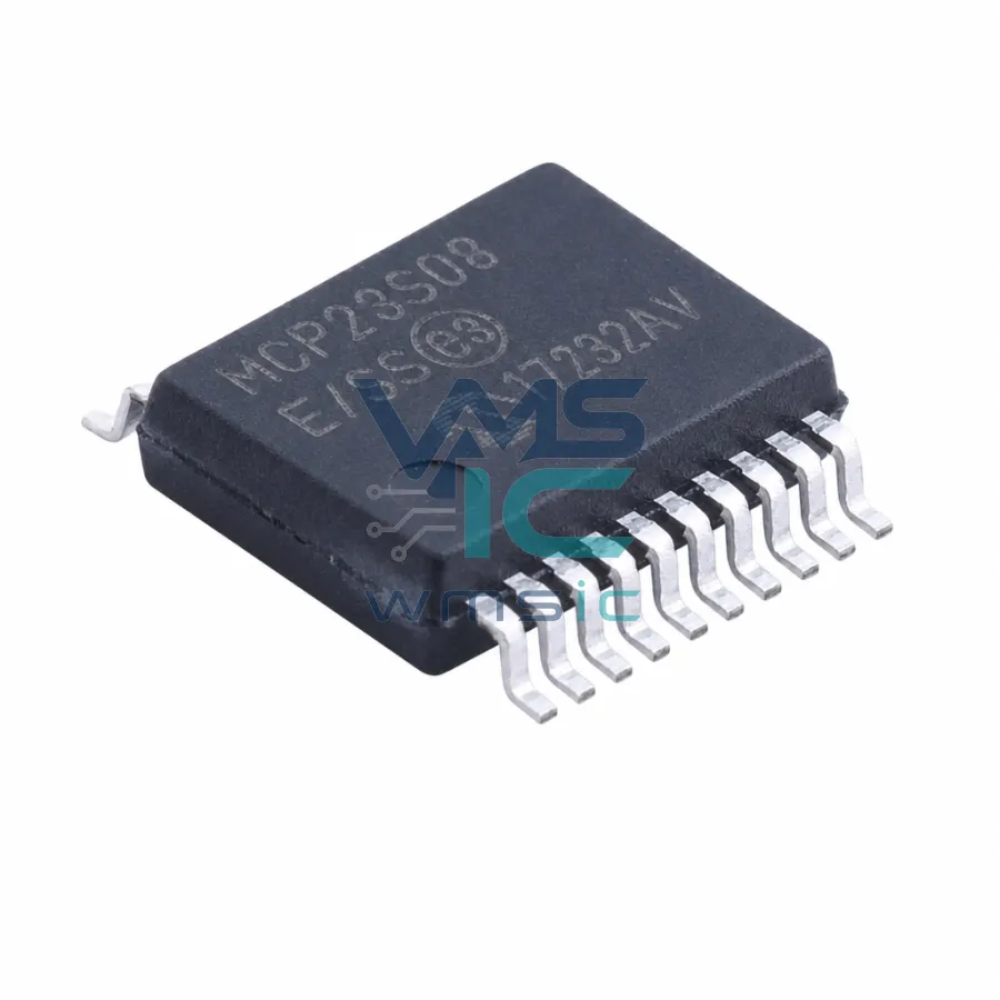 MCP23S08-E/SS 8-Bit I/O Expander with SPI Serial Interface SSOP20 MCP23S08 SSOP-20-208mil